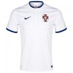 2014 FIFA World Cup Portugal Away White Soccer Jersey Football Shirt