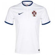 2014 FIFA World Cup Portugal Away White Soccer Jersey Football Shirt