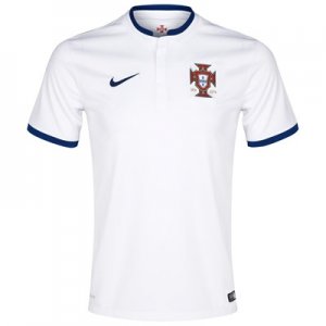 2014 FIFA World Cup Portugal Away White Soccer Jersey Football Shirt