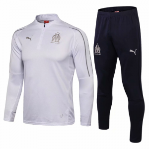 2018-19 Marseilles Training Tracksuit White