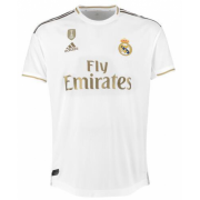 19-20 Player Version Real Madrid Home Soccer Jersey Shirt with Champions Badge