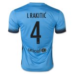 Barcelona Third Soccer Jersey 2015-16 I. RAKITIC #4