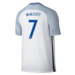 England Home Soccer Jersey 2016 WALCOTT #7