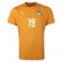 14-15 Ivory Coast Home TOURE YAYA Soccer Jersey