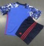 Children Japan Home Soccer Suits 2020 EURO Shirt and Shorts