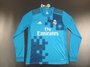 Real Madrid Third Soccer Jersey 2017/18 LS