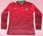 2014 World Cup Portugal Home Long Sleeve Soccer Jersey Shirt