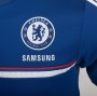 13-14 Chelsea Blue Long Sleeve Crew Sweatshirt