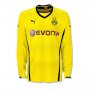 13-14 Borussia Dortmund #10 MKHITARYAN Home Long Sleeve Shirt