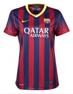 13-14 Barcelona Home Womens Jersey Shirt