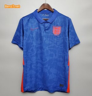 England Away Soccer Jersey Blue 2020/2021 EURO