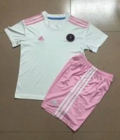Children Inter Miami CF Home Soccer Suits 2020 Shirt and Shorts