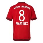 Bayern Munich Home Soccer Jersey 2015-16 MARTINEZ #8