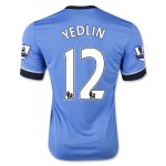 Tottenham Hotspur Away Soccer Jersey 2015-16 YEDLIN #12