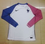 France Away Soccer Jersey Euro 2016 LS