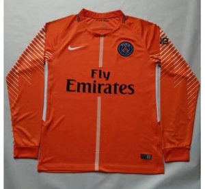 PSG Goalkeeper Soccer Jersey 2017/18 LS Orange