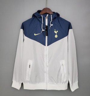 Tottenham Hotspur Windbreaker Blue White 2021/22