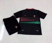 Kids Portugal Away Soccer Kit 2015-16(Shirt+Shorts)