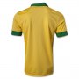 13-14 Brazil Home Yellow Jersey Shirt(Player Model)