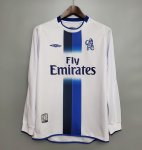 Chelsea Retro Away Soccer Jersey Long Sleeve 2003/05