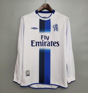 Chelsea Retro Away Soccer Jersey Long Sleeve 2003/05