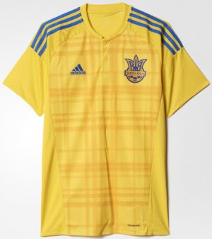 Ukraine Home Soccer Jersey 2016 Euro