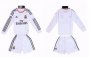Kids Real Madrid 13/14 Home Long Sleeve Kit(Shirt+shorts)