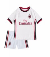 AC Milan Away Soccer Suits 2017/18 Shirt And Shorts Kids