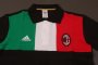 2014 AC Milan Black Short Sleeve Polo T-Shirt