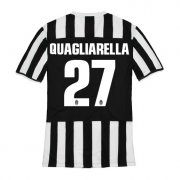 13-14 Juventus #27 Quagliarella Home Jersey Shirt