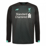 19/20 Liverpool Third Away Black&Green Long Sleeve Jerseys Shirt