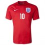 2014 England ROONEY #10 Away Soccer Jersey