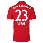 Bayern Munich Home Soccer Jersey 2016-17 23 VIDAL