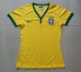 2014 Brazil Home Women's Jersey Shirt