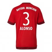Bayern Munich Home Soccer Jersey 2015-16 ALONSO #3