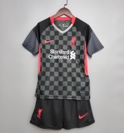 Children Liverpool 3rd Away Soccer Suits 2020/21