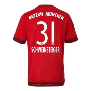 Bayern Munich Home Soccer Jersey 2015-16 SCHWEINSTEIGER #31