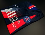 PSG Air Jordan Authentic Training Shirts Blue Red 2019/20