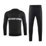 19-20 PSG Black&Red Sweat Shirt Kit(Top+Trouser)