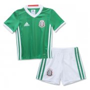 Kids Mexico Home Soccer Jersey 2016-17 With Shorts