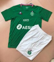 Children AS Saint-Étienne Home Soccer Suits 2019/20 Shirt and Shorts