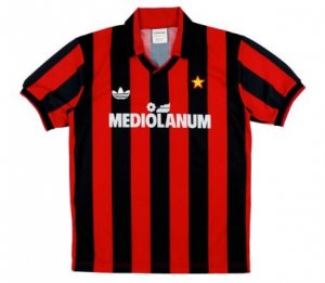 Retro AC Milan Home Soccer Jerseys 1991/92