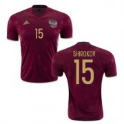 Russia Home Soccer Jersey 2016 15 Shirokov