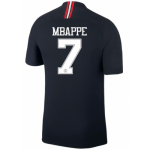Mbappe #7 18-19 PSG 3rd Black Soccer Jersey Shirt