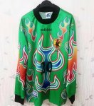 Retro Japan Goalkeeper Green Soccer Jerseys 1998