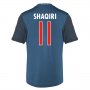 13-14 Bayern Munich #11 Shaqiri Away Black&Blue Jersey Shirt