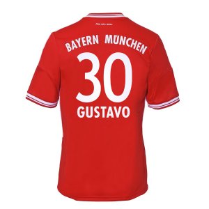 13-14 Bayern Munich #30 Gustavo Home Soccer Jersey Shirt