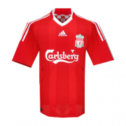 Retro Liverpool Home Soccer Jersey 2008/09