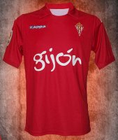 Sporting Gijon Away Soccer Jersey 2015-16 Red