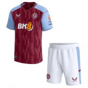 Aston Villa Children Home Soccer Kit 2023/24